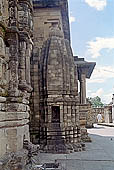Baijnath Temple - the walls and the Shikhara have characteristic niches with images of gods and goddess. 
